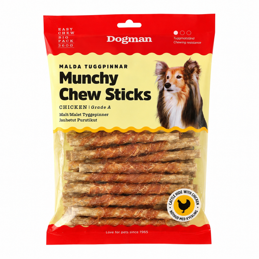 Tyggesticks Malt med Kylling 30p 12,5cm