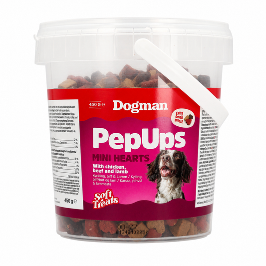 PepUps Mini Hearts Hundegodteri