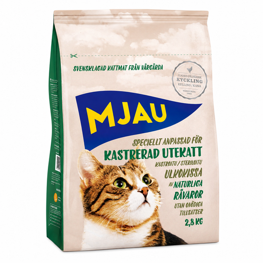Tørrfôr til Kastrert Utekatt