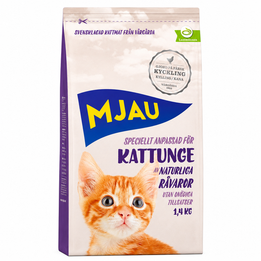 Mjau Tørrfôr for Kattunge
