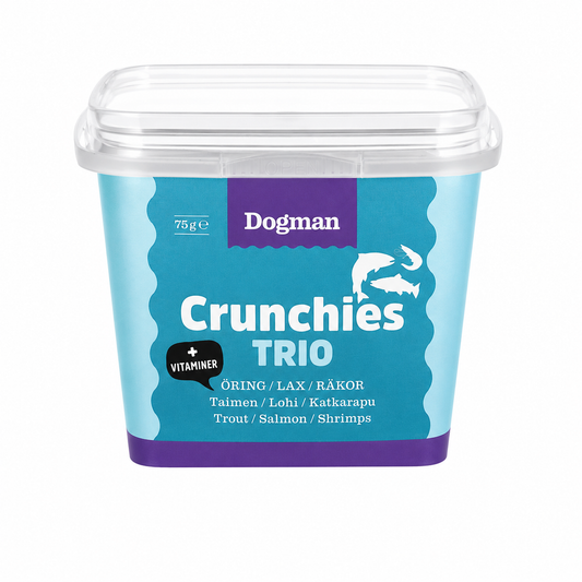 Crunchies Fisk Trio 75g