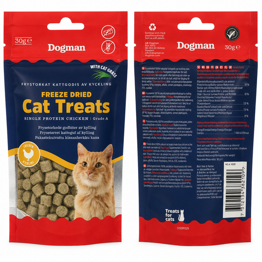 Freeze Dried Kylling 30g