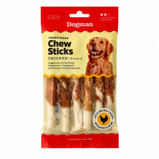 Dogman Kornfri Tyggesticks 5p 12,5cm