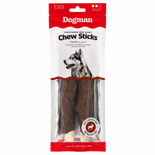 Dogman Tyggesticks 2p 20cm