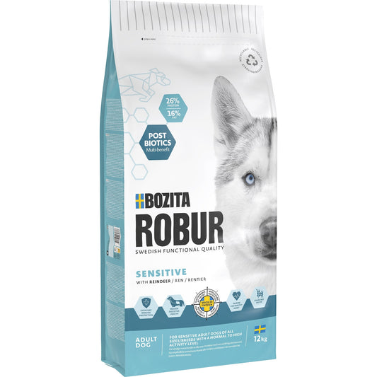 Bozita Robur Adult Sensitive Kornfritt Reinsdyrfôr