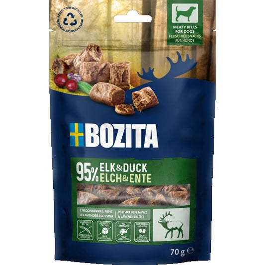Snacks Meaty Bites Elk & Duck Hundegodis 70g