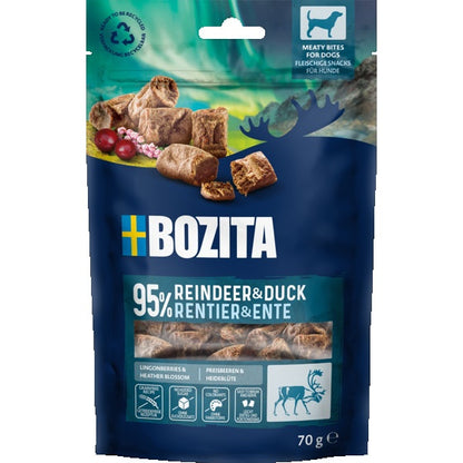 Snacks Meaty Bites Elk & Duck Hundegodis 70g