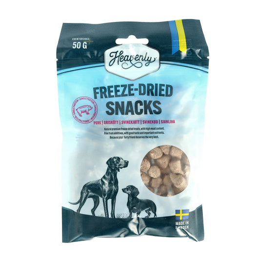 Frysetørket Snacks av Gris 50g